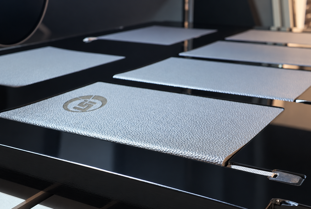 Allambie Notebooks being engraved