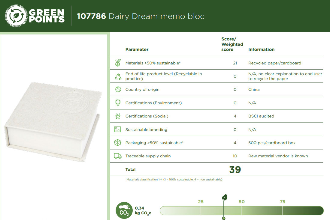 dairy-dream-recycled-stationery-products-green-point-score