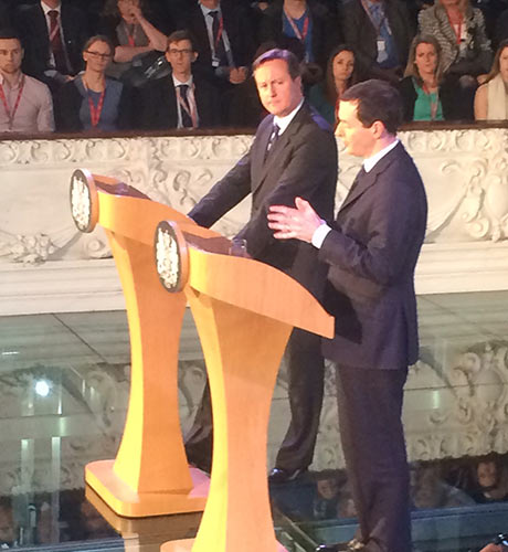 David Cameron and George Osbourne