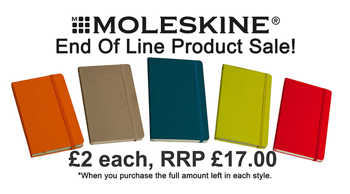 Moleskine End of the Line Product Sale