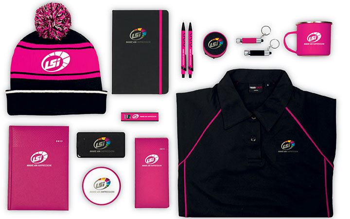 selection of promotional merchandise