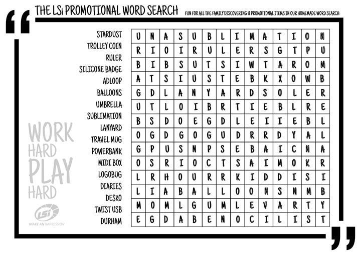 LSi Word Search