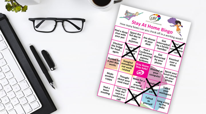 LSi Home Working Bingo Sheet