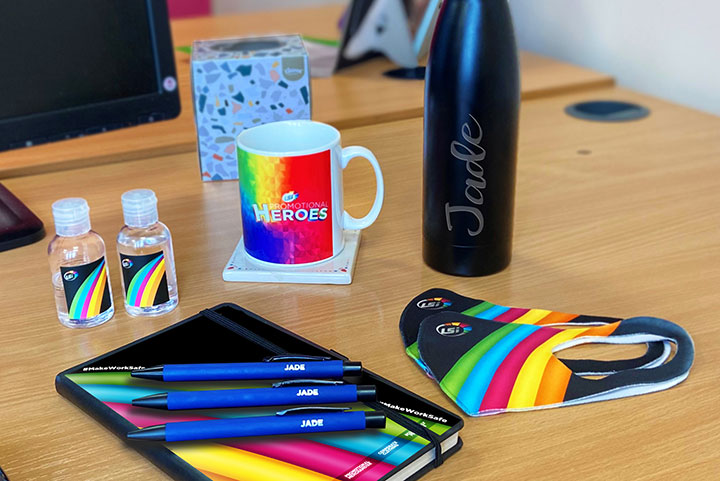 Personalised Products on Desk