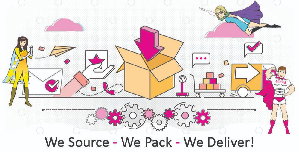 We source we pack we deliver