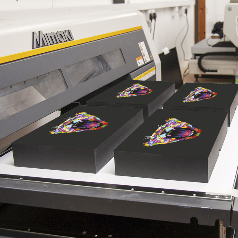 boxes being printed