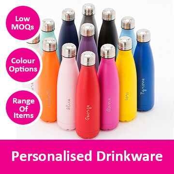 personalised drinkware