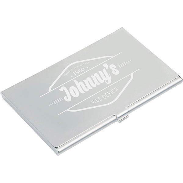 Engraved Business Card Holder