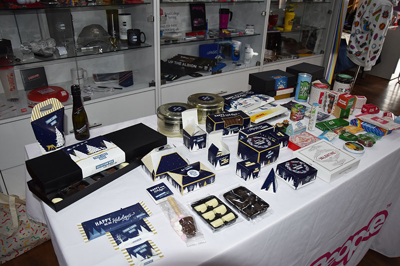 sweet table showcasing new products