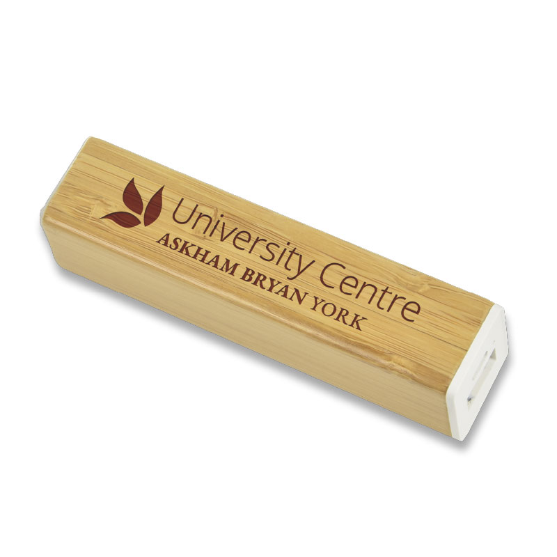 2200mah bamboo powerbank