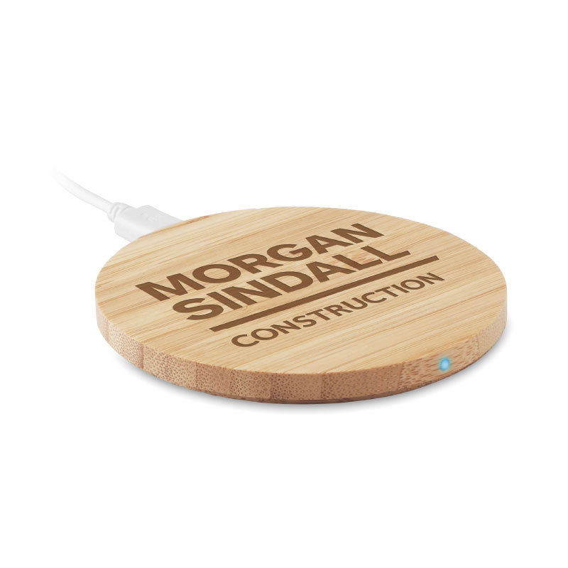 Circle bamboo charger