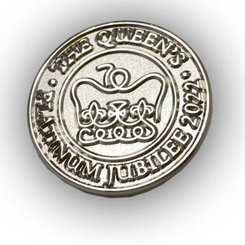 Queens Jubilee All Metal Badge