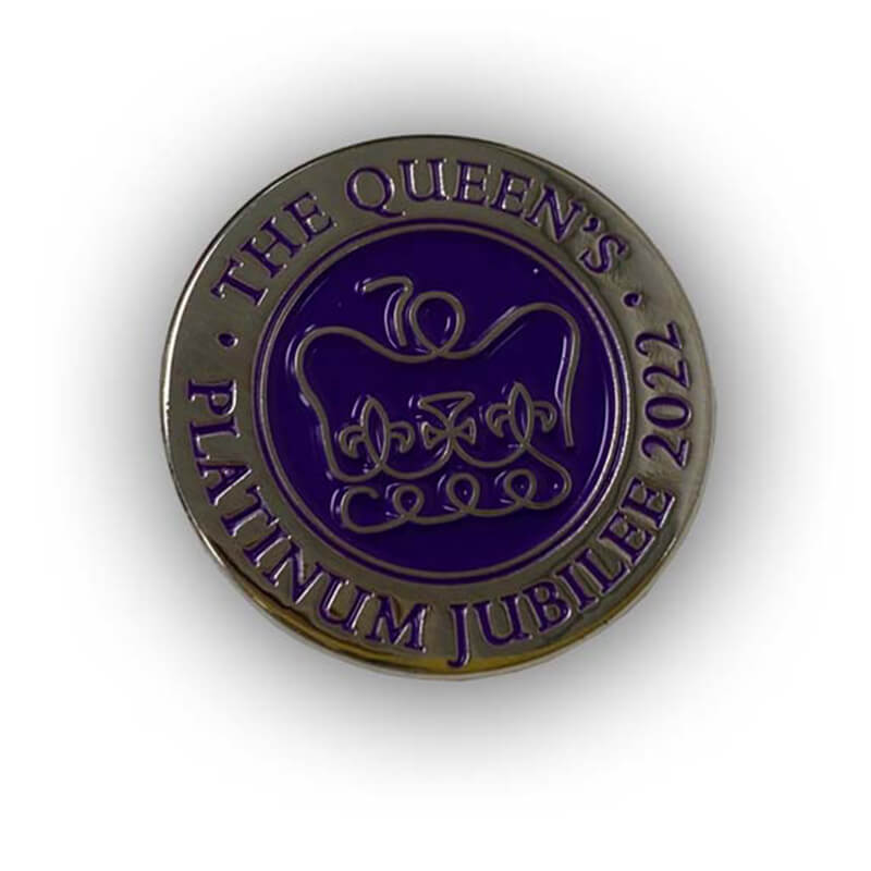Queens Jubilee Enamel Badge