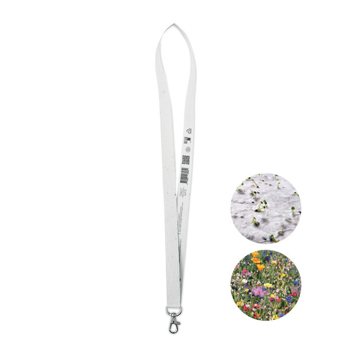 Seed Paper Lanyard