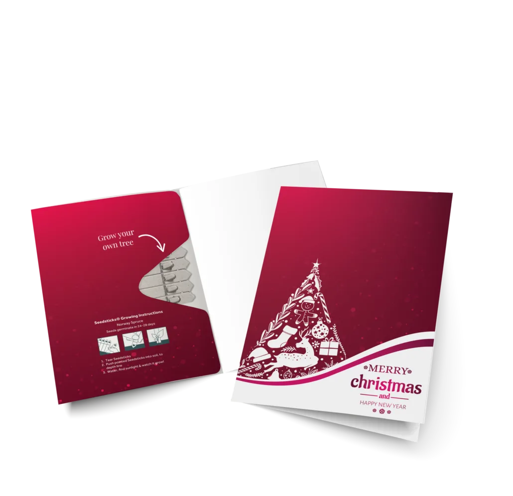 Christmas Seedsticks® Greeting Card
