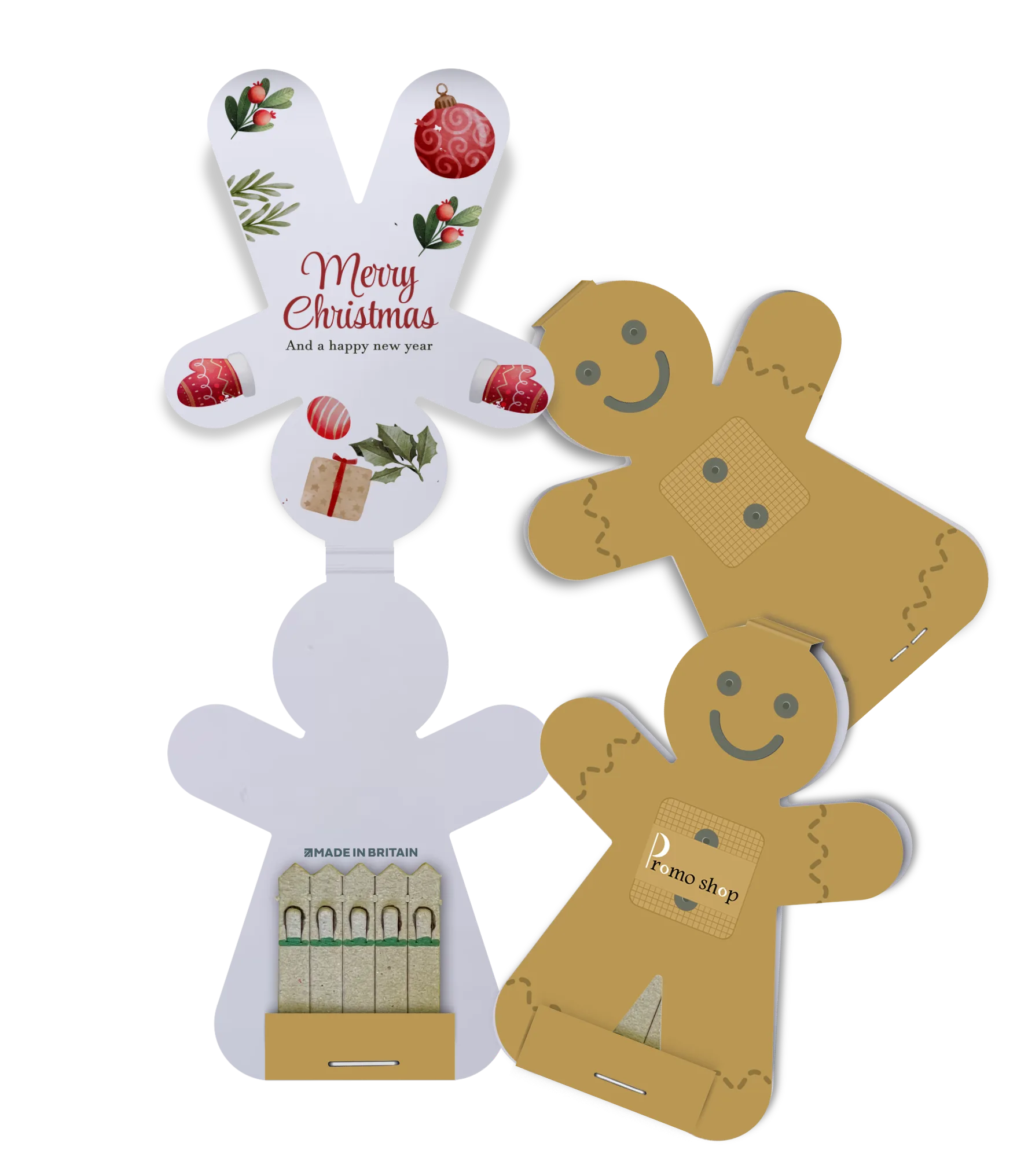 Gingerbread Man Seedsticks