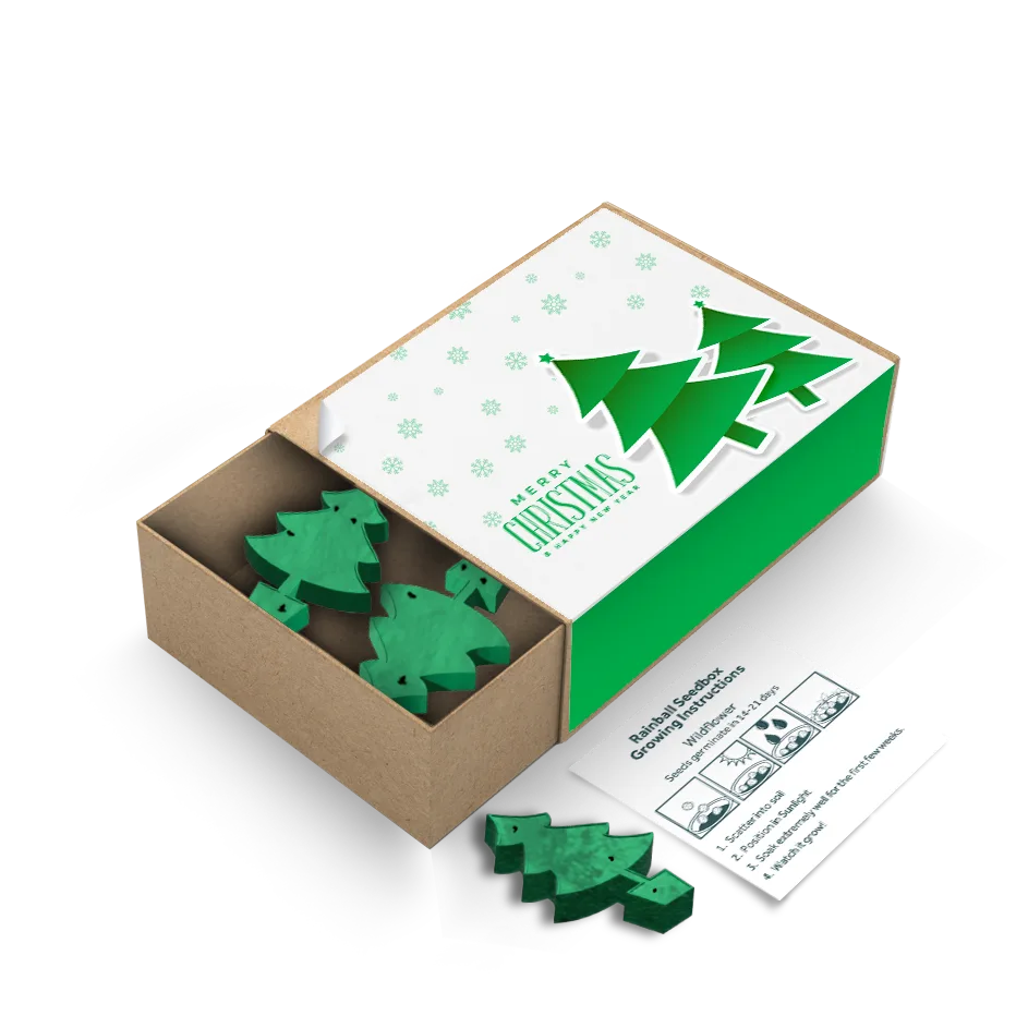 Christmas Tree Rainball Seedboxes