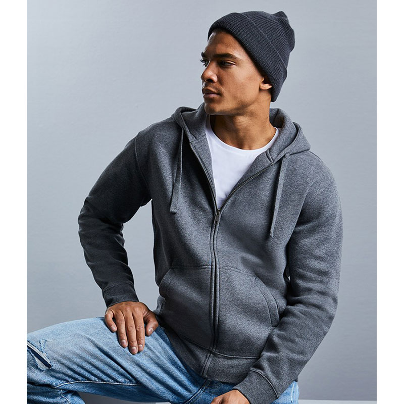 Russell Authentic Zipped Hooded Sweat 