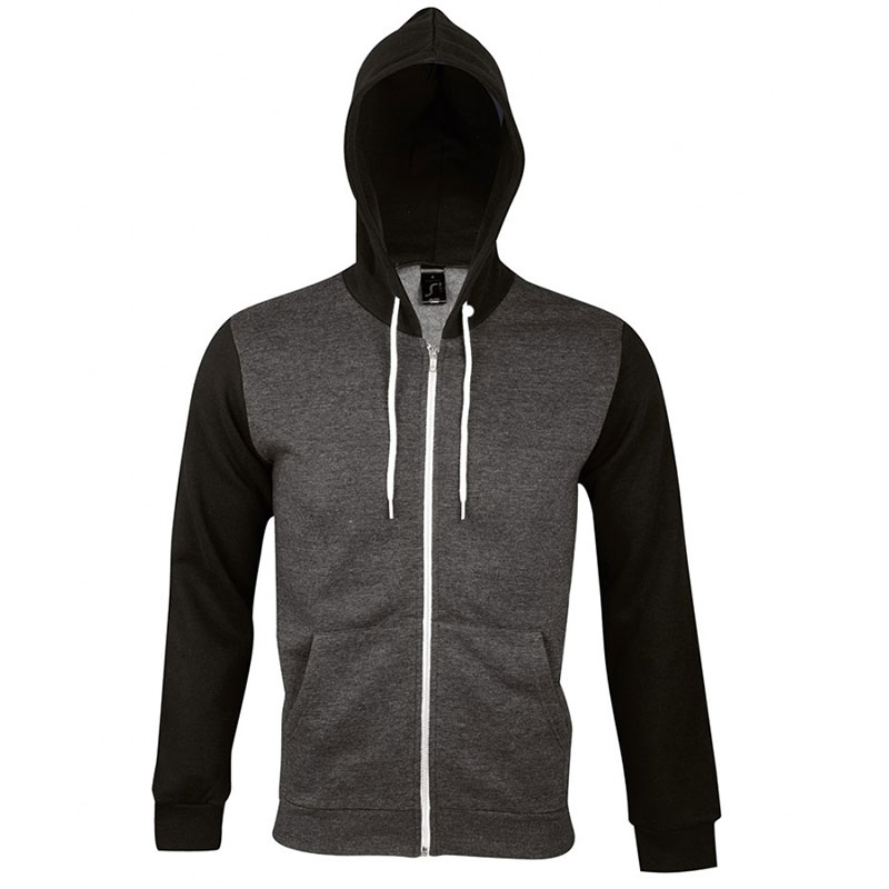 SOL'S Unisex Silver Hooded Jacket