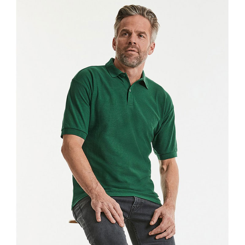 Russell Poly/Cotton Piqué Polo Shirt