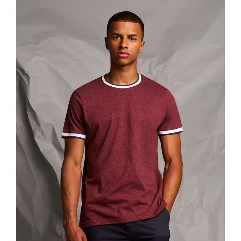 Front Row Contrast Tipped T-Shirt