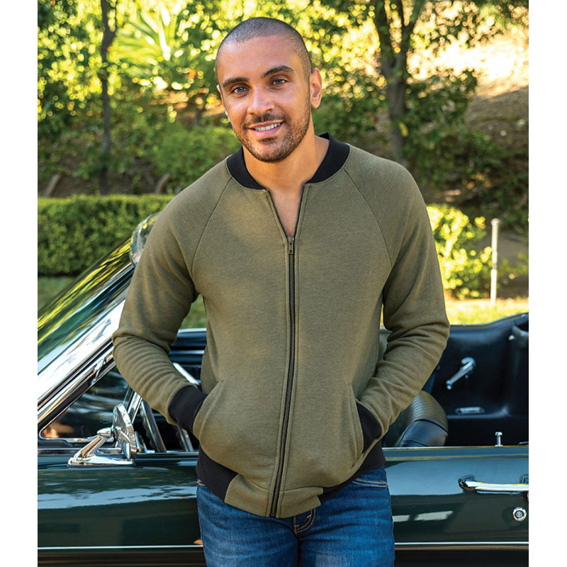 Stan Contrast Zip Neck Sweatshirt | LSi
