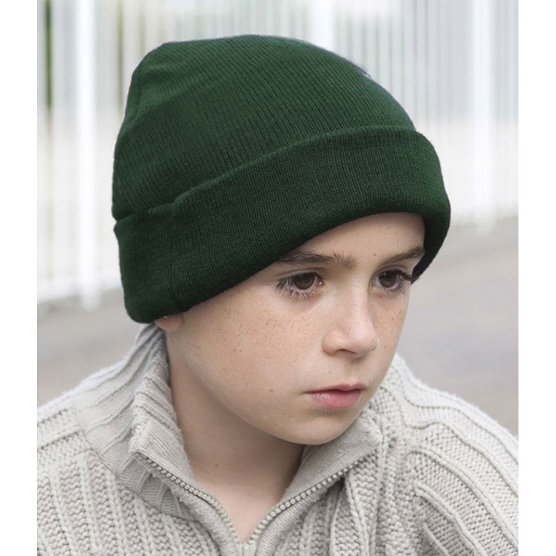 Result Childrens/Kids Big Boys Esco Army Peaked Knitted Winter Hat 