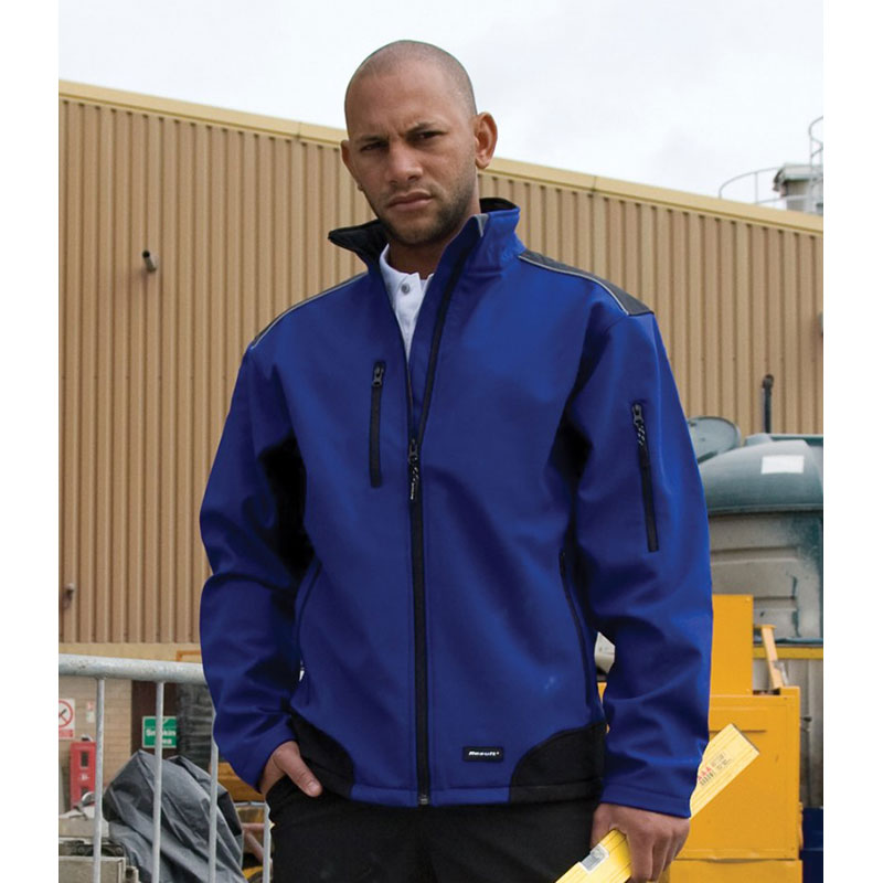 R124X Result Work-Guard Ripstop Softshell Waterproof Jacket Workwear Coat 