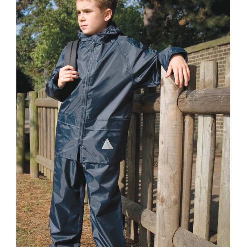 Result Kids Waterproof Jacket/Trouser Suit in Carry Bag