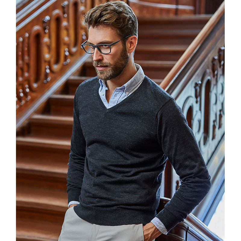 Tee Jays Merino Blend V Neck Sweater | LSi