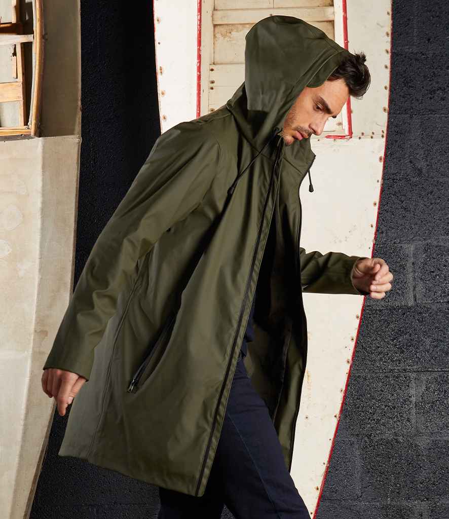Waxed outlet fishtail parka
