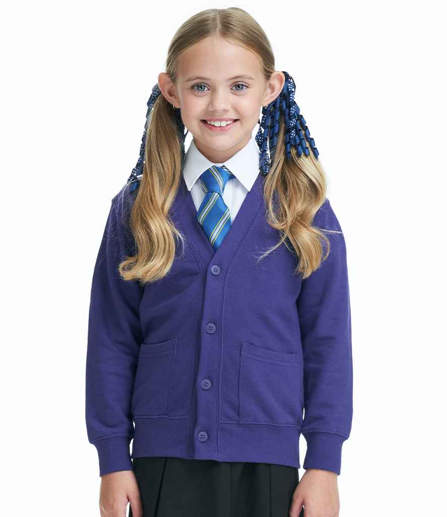 AWDis Academy Kids Sweat Cardigan