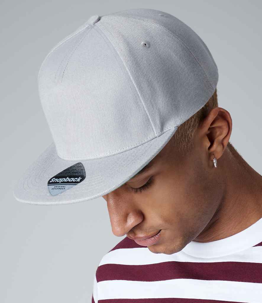 Beechfield Original Flat Peak Snapback Cap