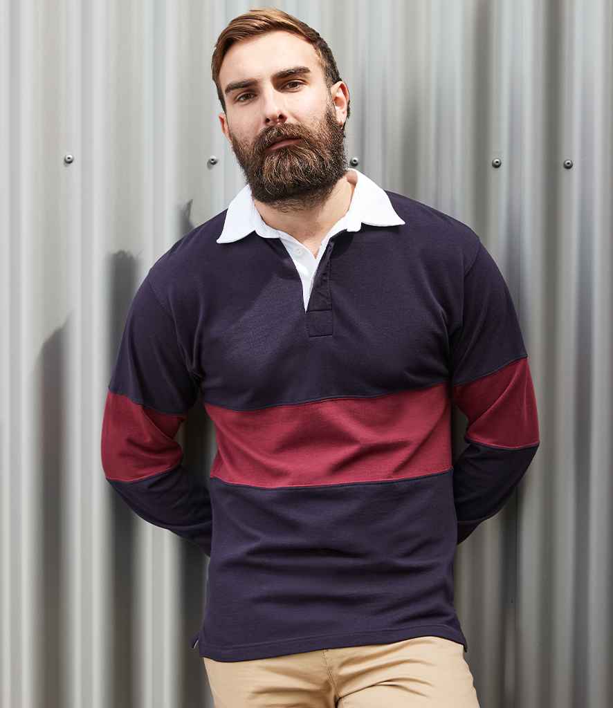 Front Row Panelled Rugby Shirt