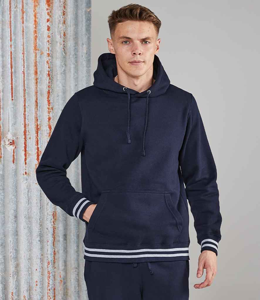 Front Row Unisex Striped Cuff Hoodie