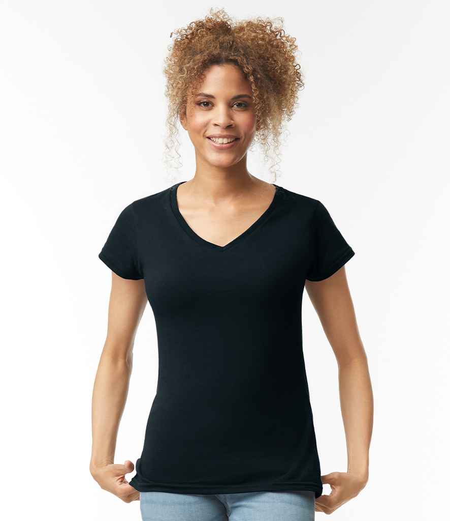 Gildan Ladies SoftStyle® V Neck T-Shirt