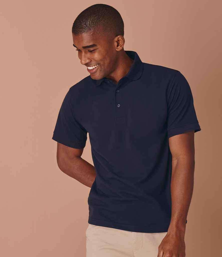 Henbury Heavy Poly/Cotton Piqué Polo Shirt