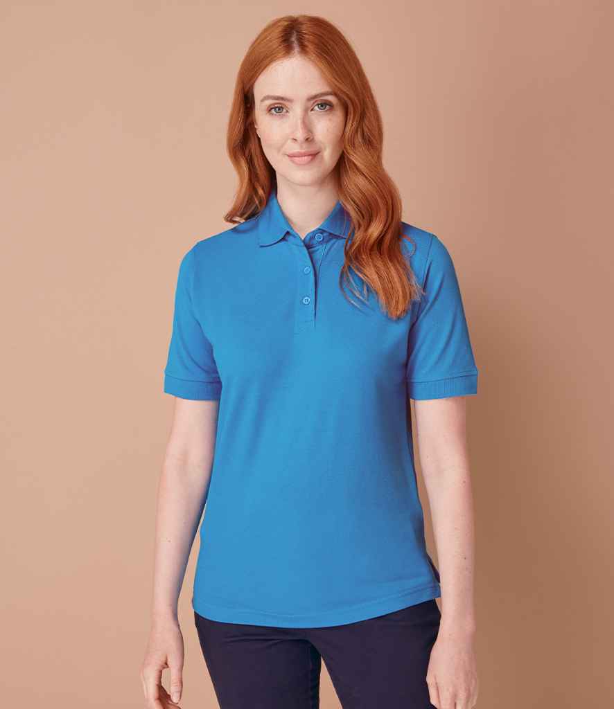 Henbury Ladies Poly/Cotton Piqué Polo Shirt