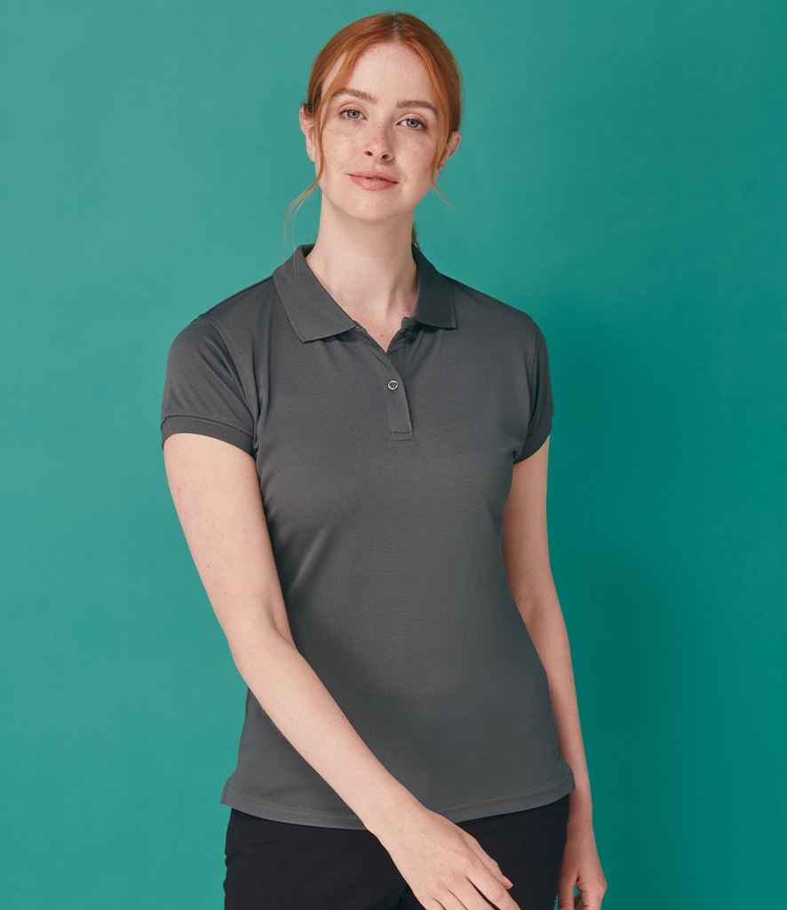 Henbury Ladies Coolplus® Wicking Piqué Polo Shirt