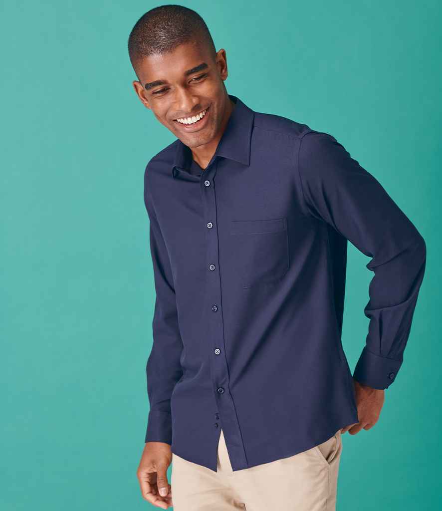 Henbury Long Sleeve Wicking Shirt