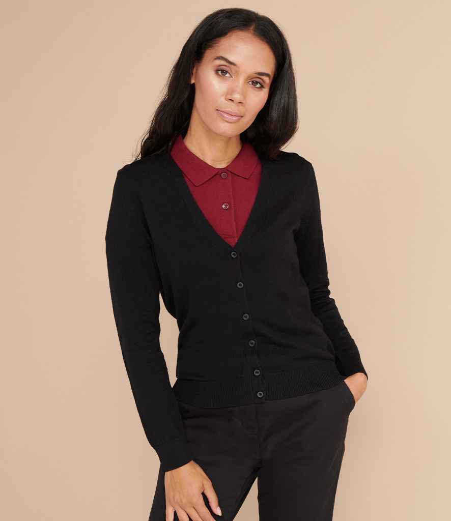 Henbury Ladies Lightweight V Neck Cardigan