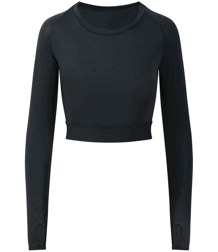 AWDis Ladies Cool Long Sleeve Crop Top