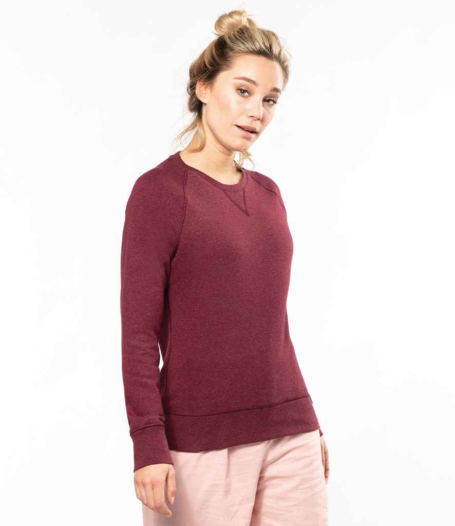 Kariban Ladies Organic Raglan Sweatshirt