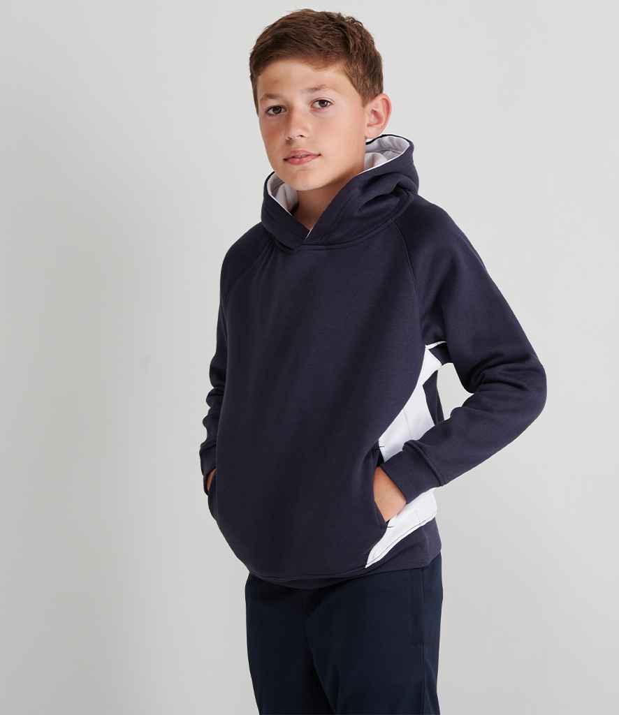 Finden and Hales Kids Contrast Hooded Sweatshirt