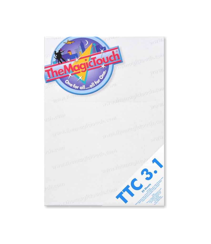 TheMagicTouch TTC 3.1 A4R Transfer Paper - 25 Sheets