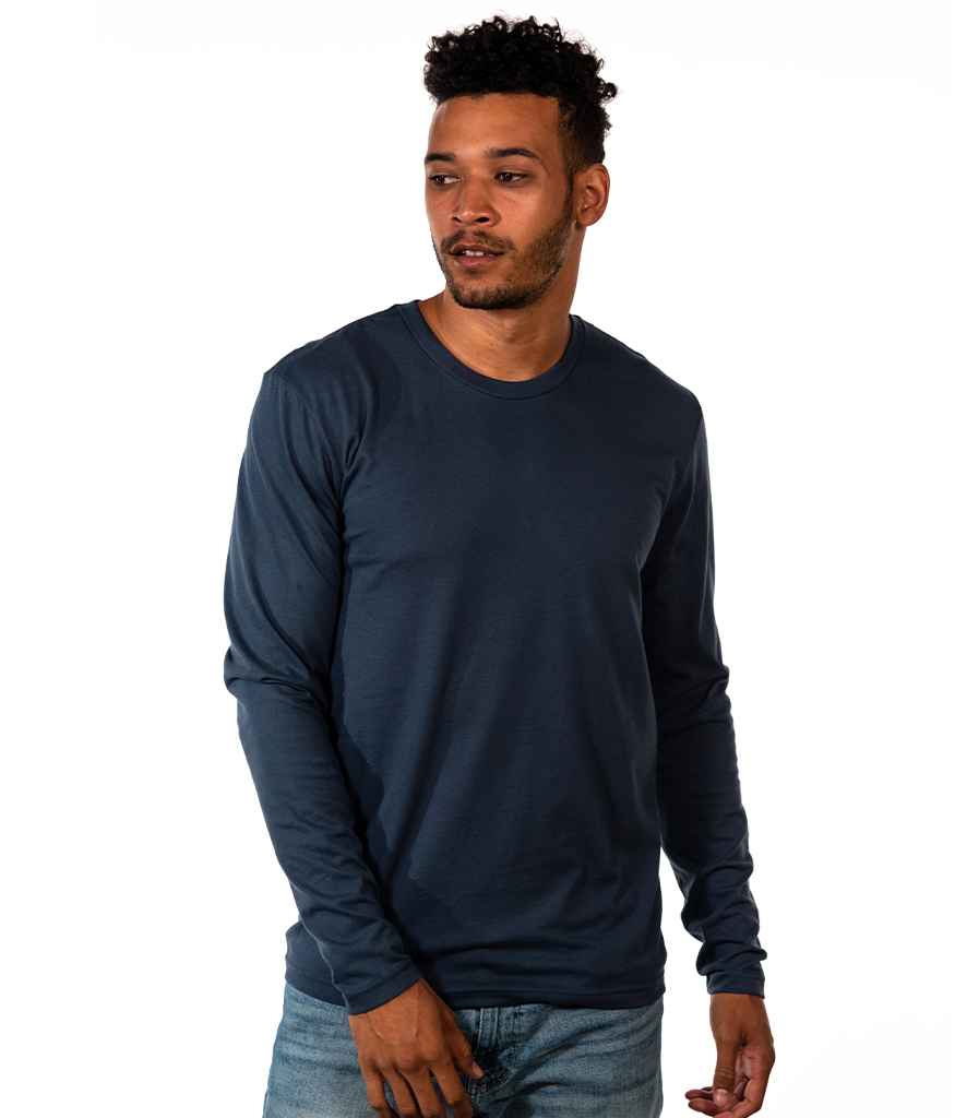 Next Level Apparel Cotton Long Sleeve Crew Neck T-Shirt