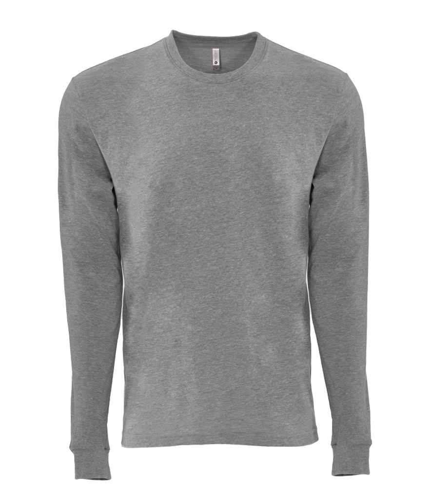 Next Level Apparel Unisex Sueded Long Sleeve Crew Neck T-Shirt