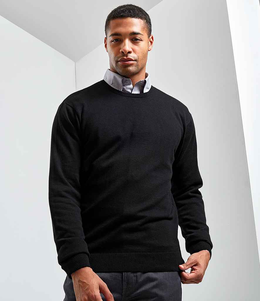 Premier Cotton Rich Crew Neck Sweater