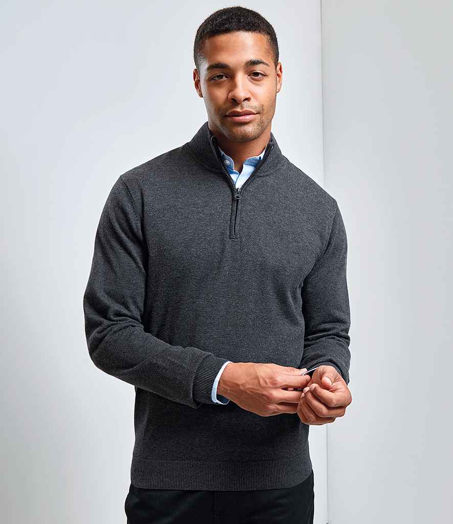 Premier Zip Neck Sweater