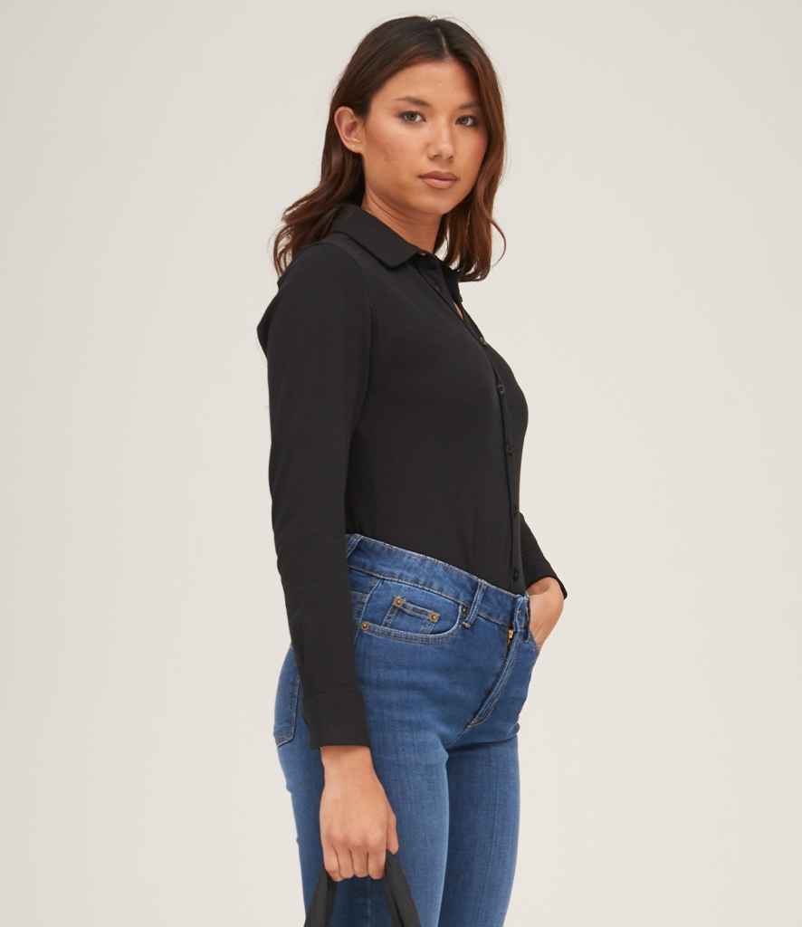 So Denim Anna Knitted Long Sleeve Shirt